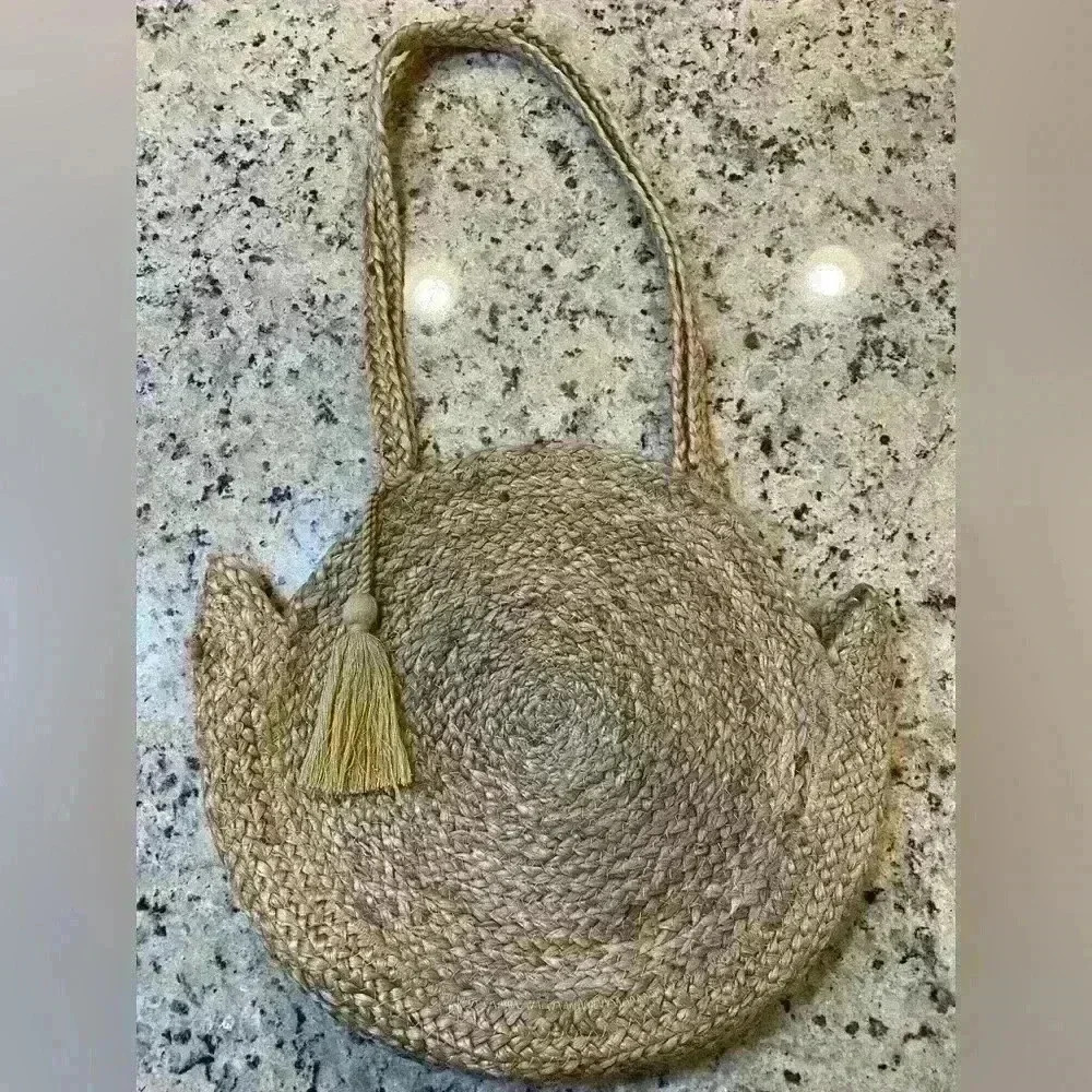 Jute Boho Shoulder Bag